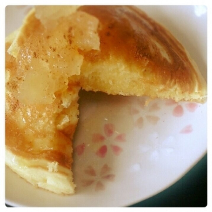 りんご&シナモン♪大人のホットケーキ
